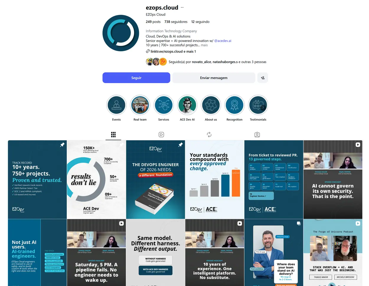 EZOps Cloud e ACE Dev — EZOps Cloud